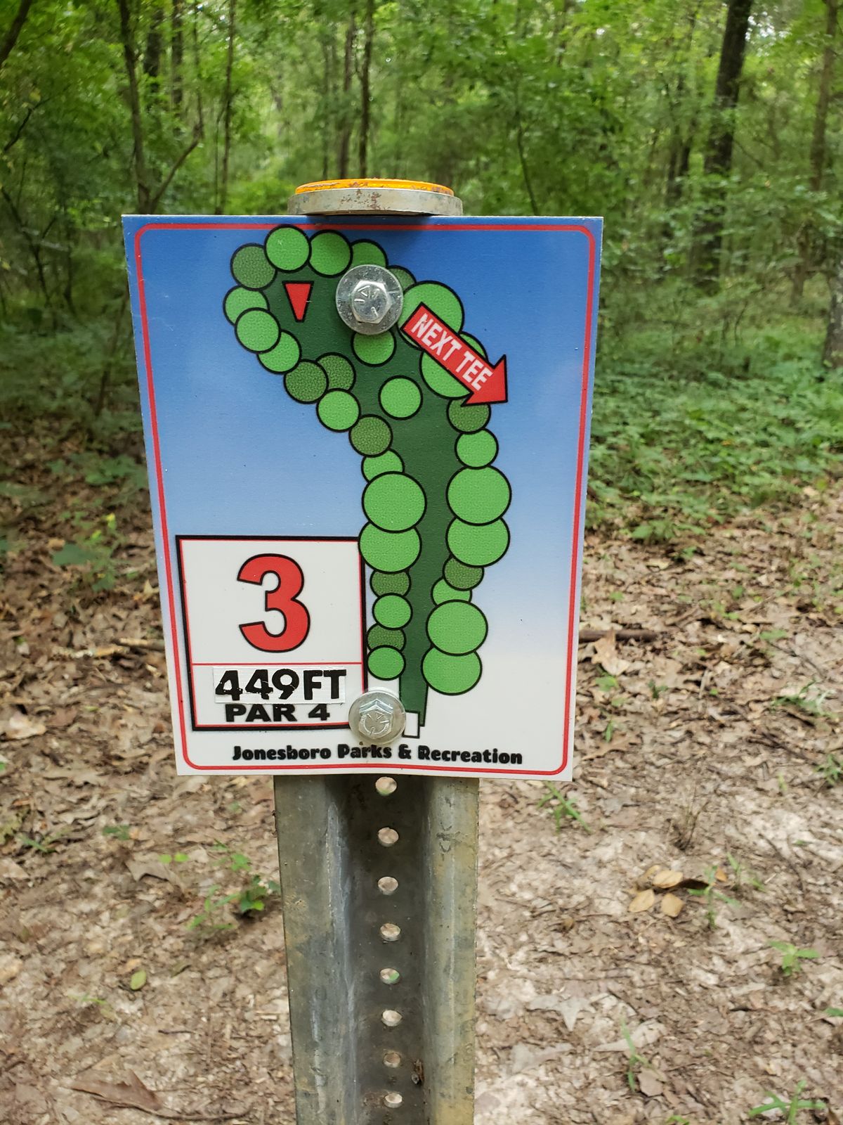 #3 Red Tee Sign