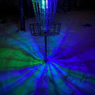 Hole 1 glow round