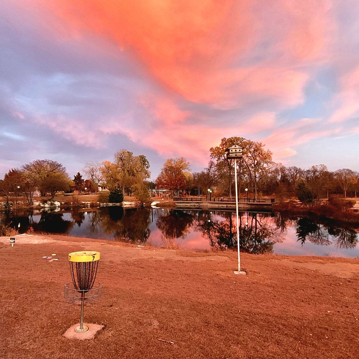 Hole # 7.   If your disc ends up in there you probably won't get it back k w/o SCUBA equipment!  Photo by @alwaysdiscgolf