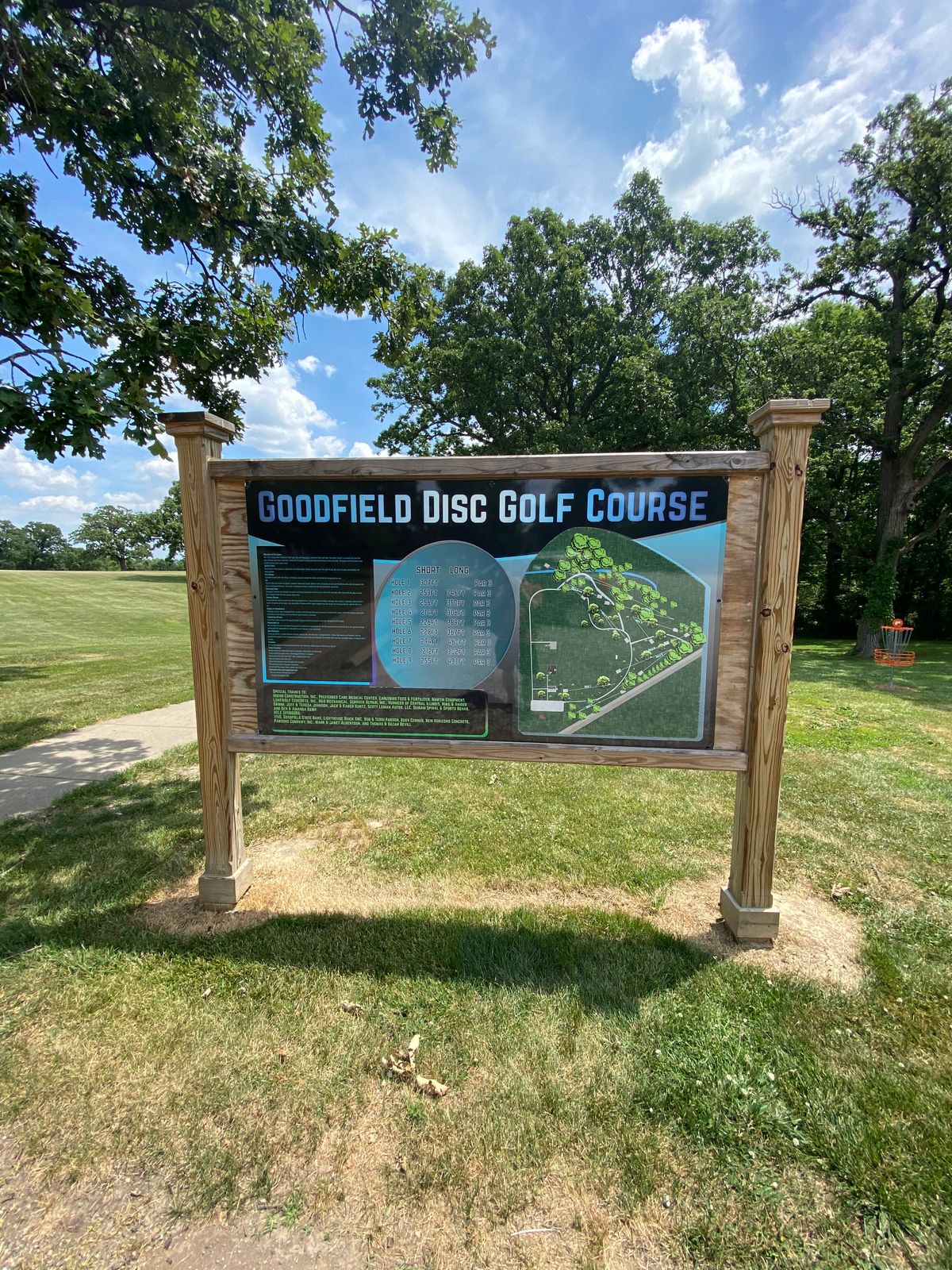 Sign entering course