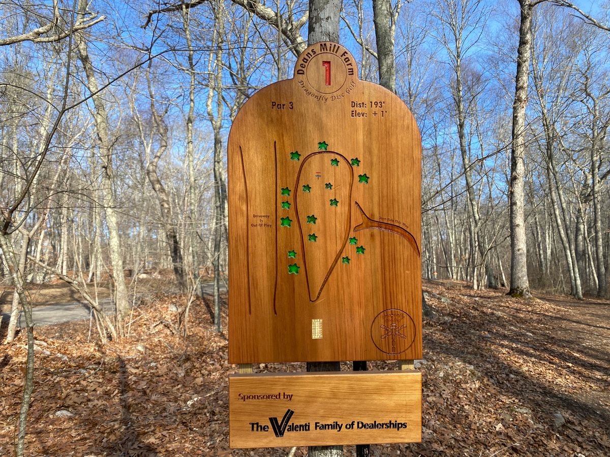 Tee pad sign