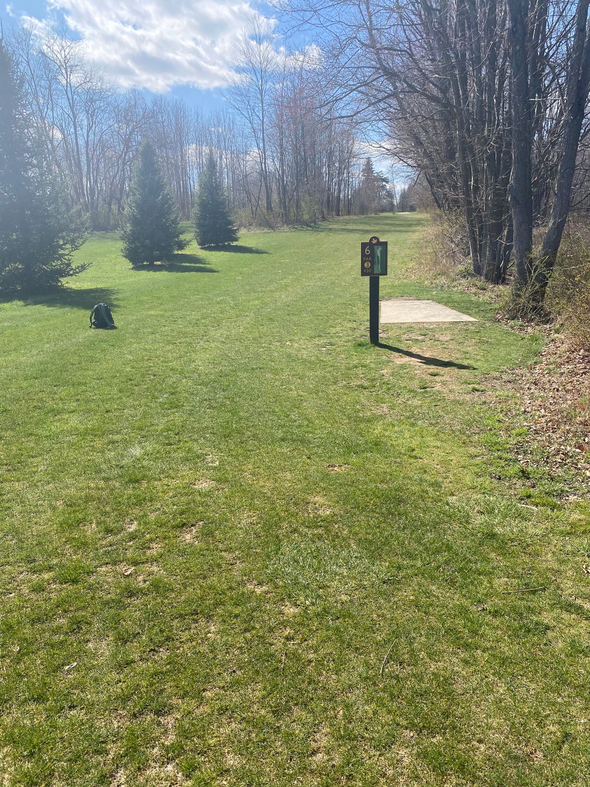 Spring fairway