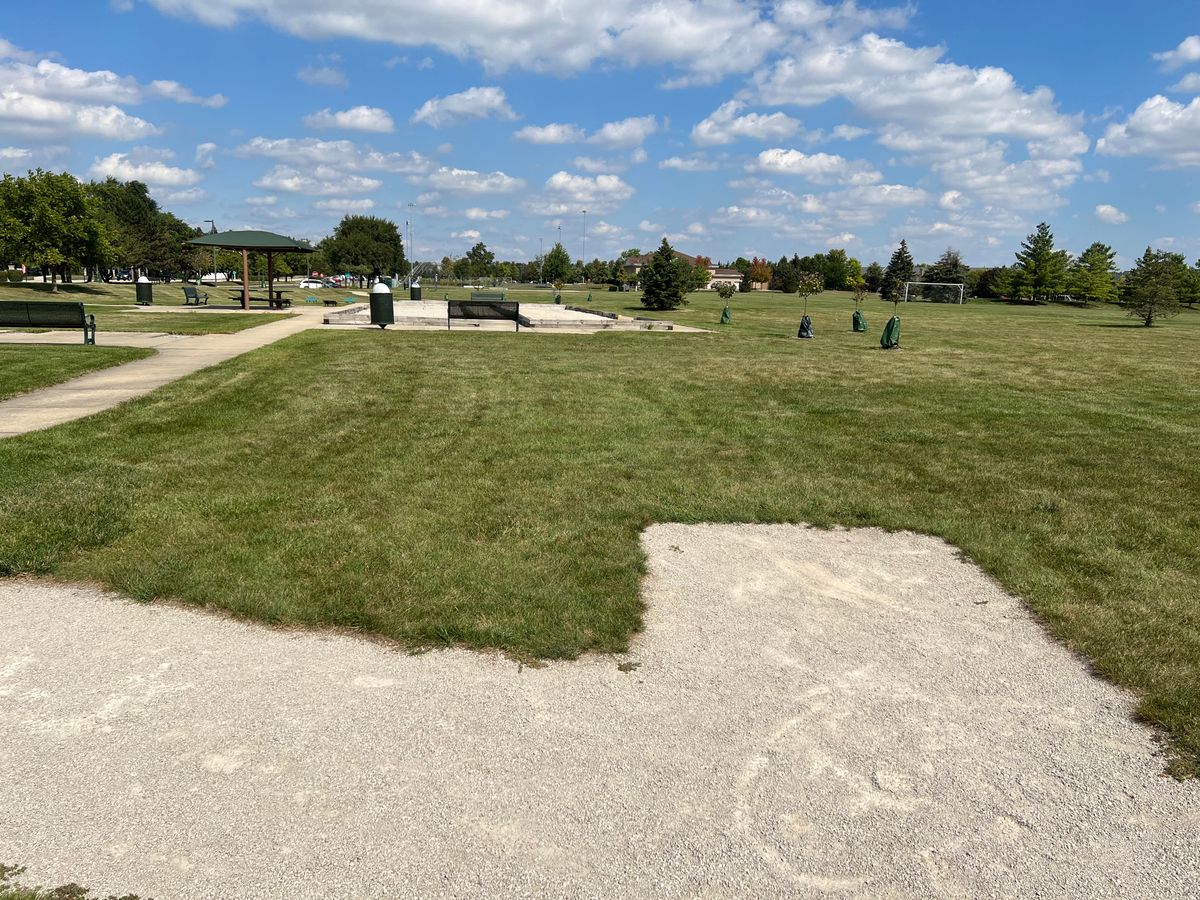 Hole 2 from tee box.
