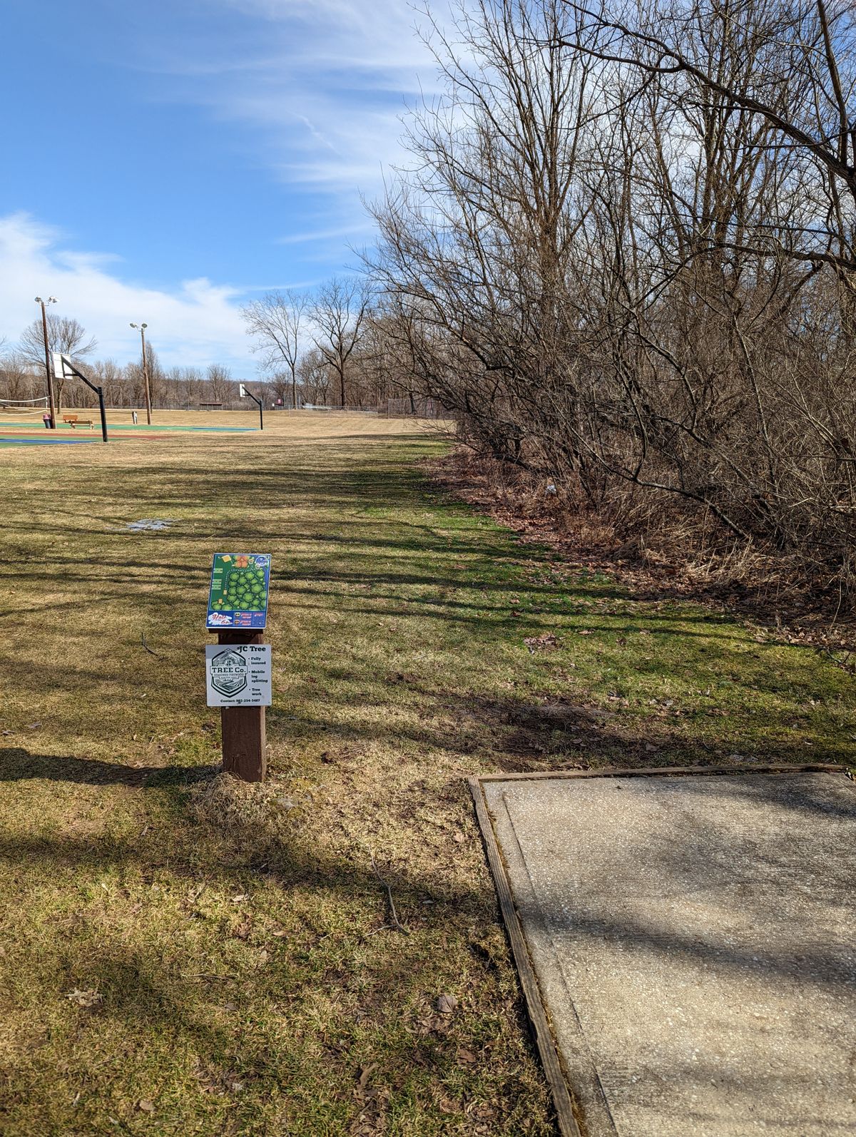 View hole 6 (winter)