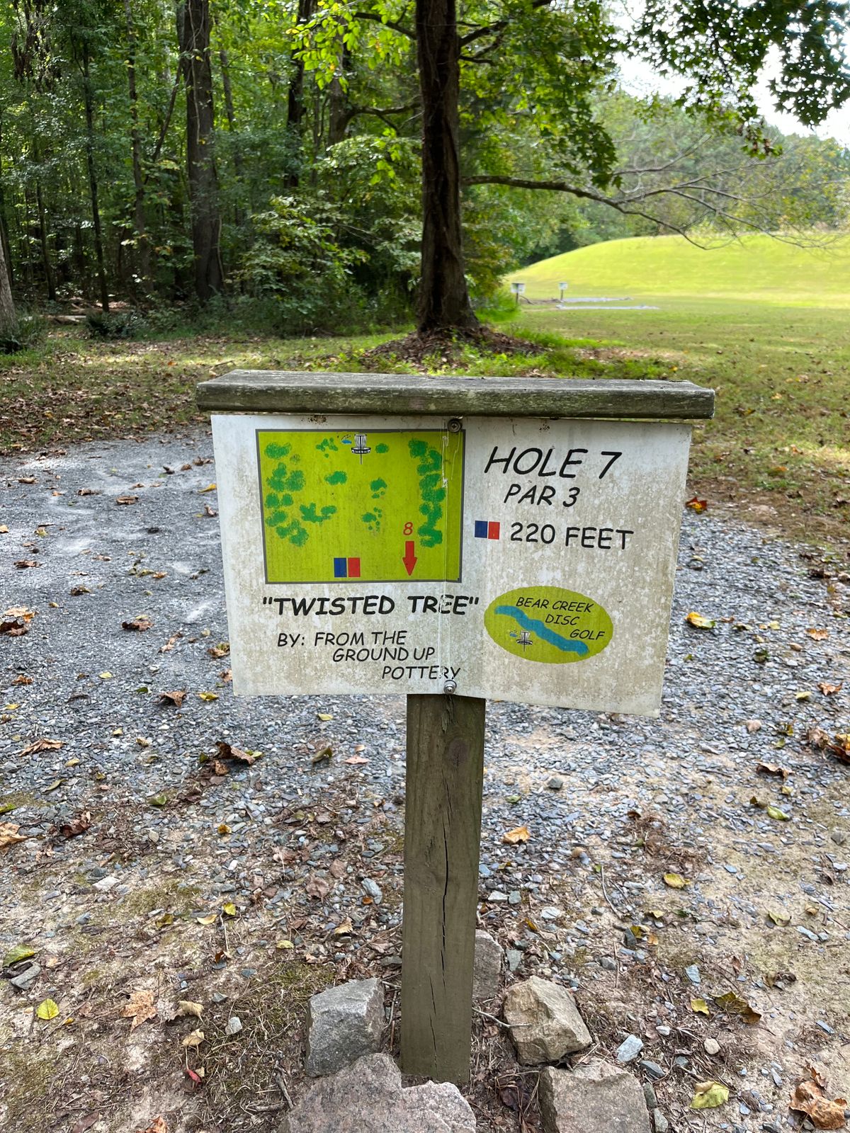 Hole 7 sign