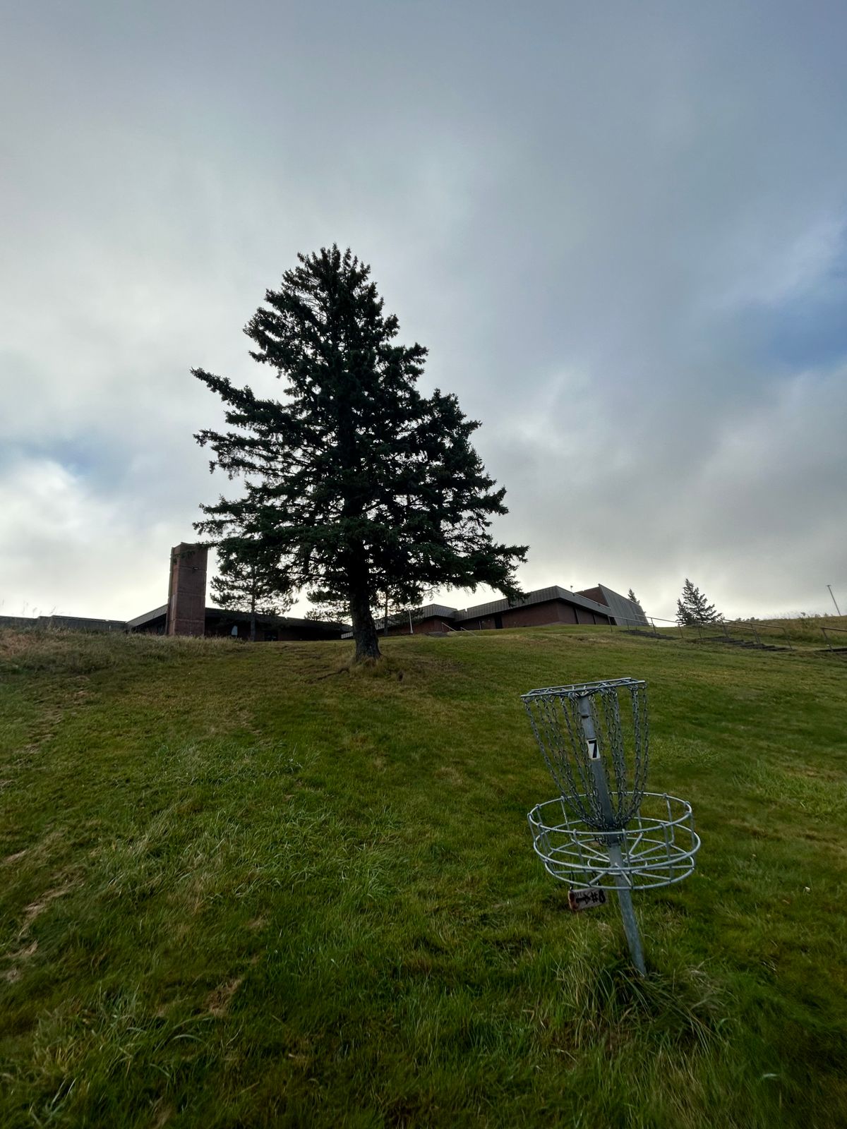 Hole 3 looking back towards teepad