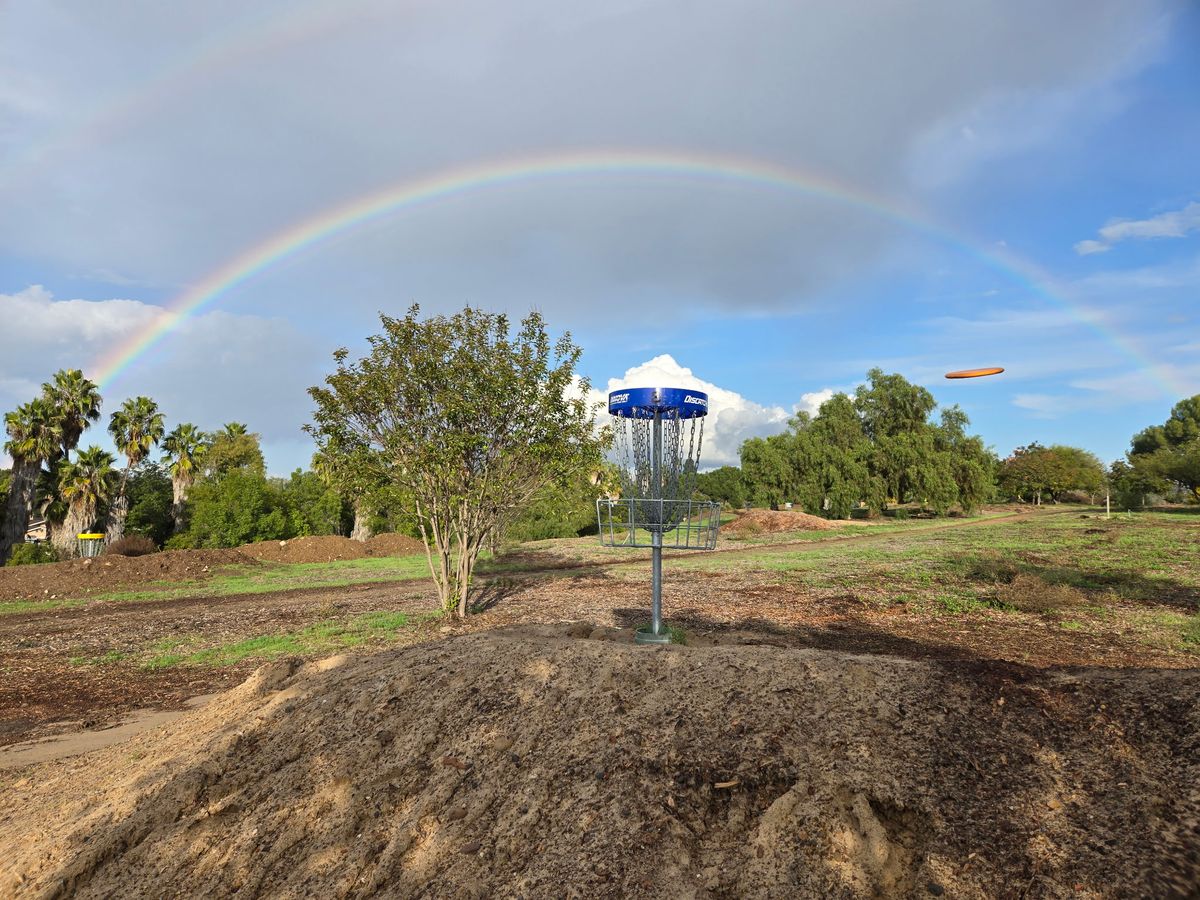 Standard day at rabbit. Rainbows and sunshine. Also that disc went in!