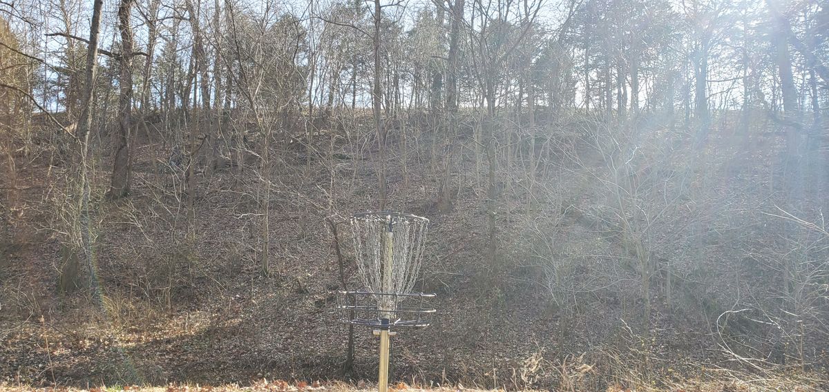 1st hole basket.