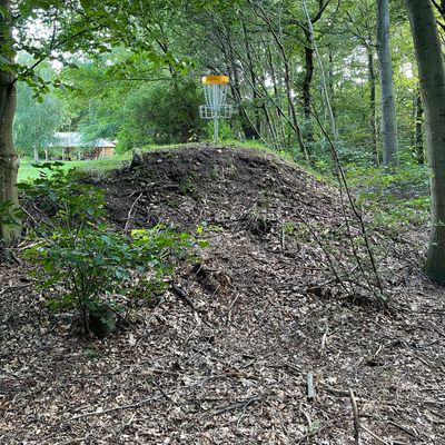Krævende green på hul 9