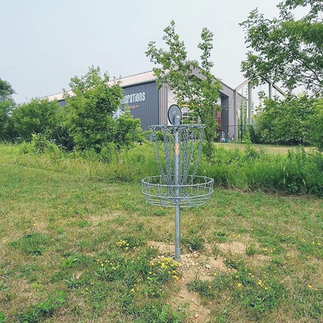 Hole 12 locking back towards the brewery