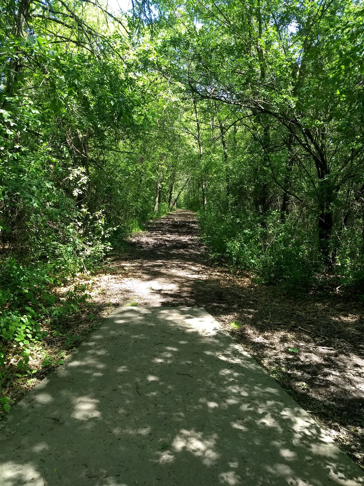500' tunnel shot on hole 10