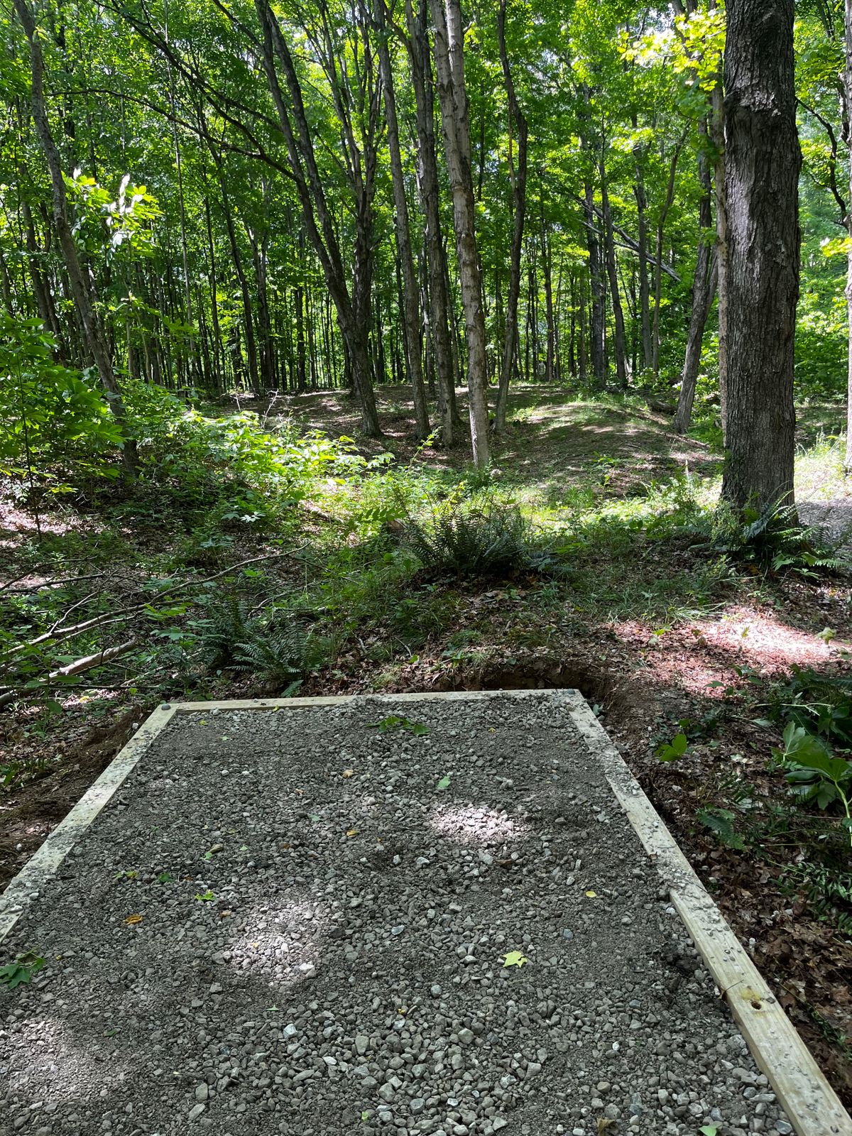 Hole 5 from tee pad