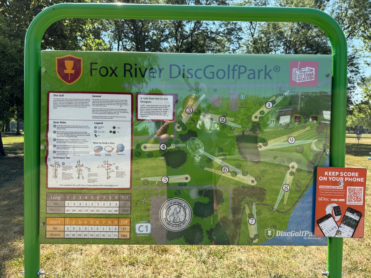 Fox River Park Course Map