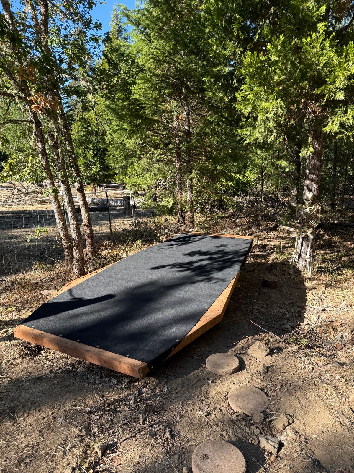 Hole 10 new outdoor carpet deck tee pad .