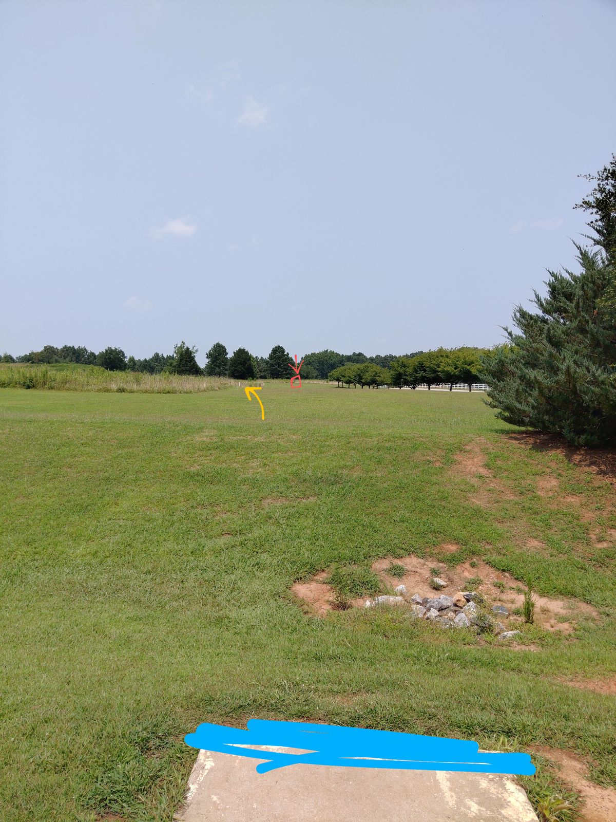 View from long tee box.
