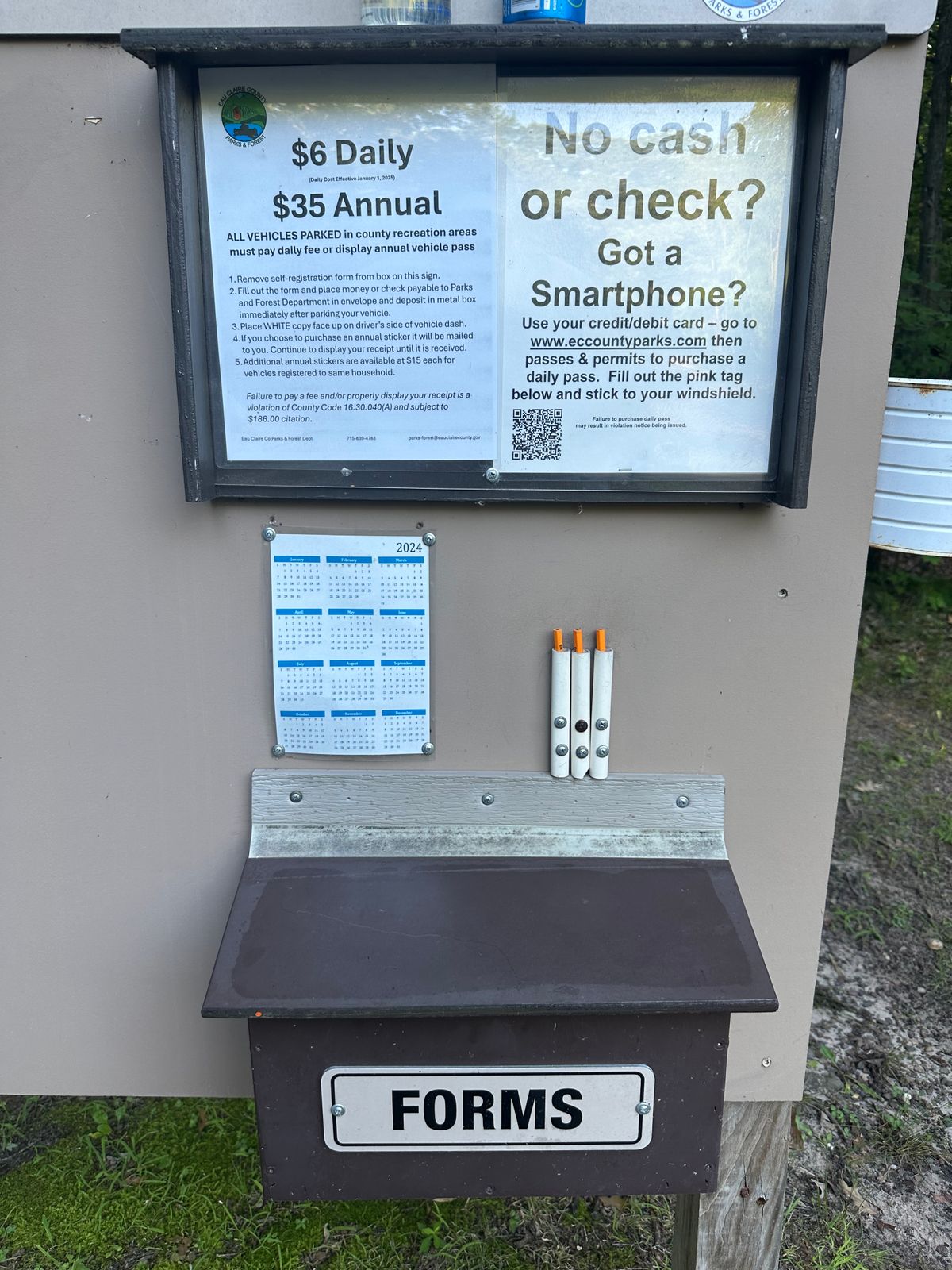 Self registration info