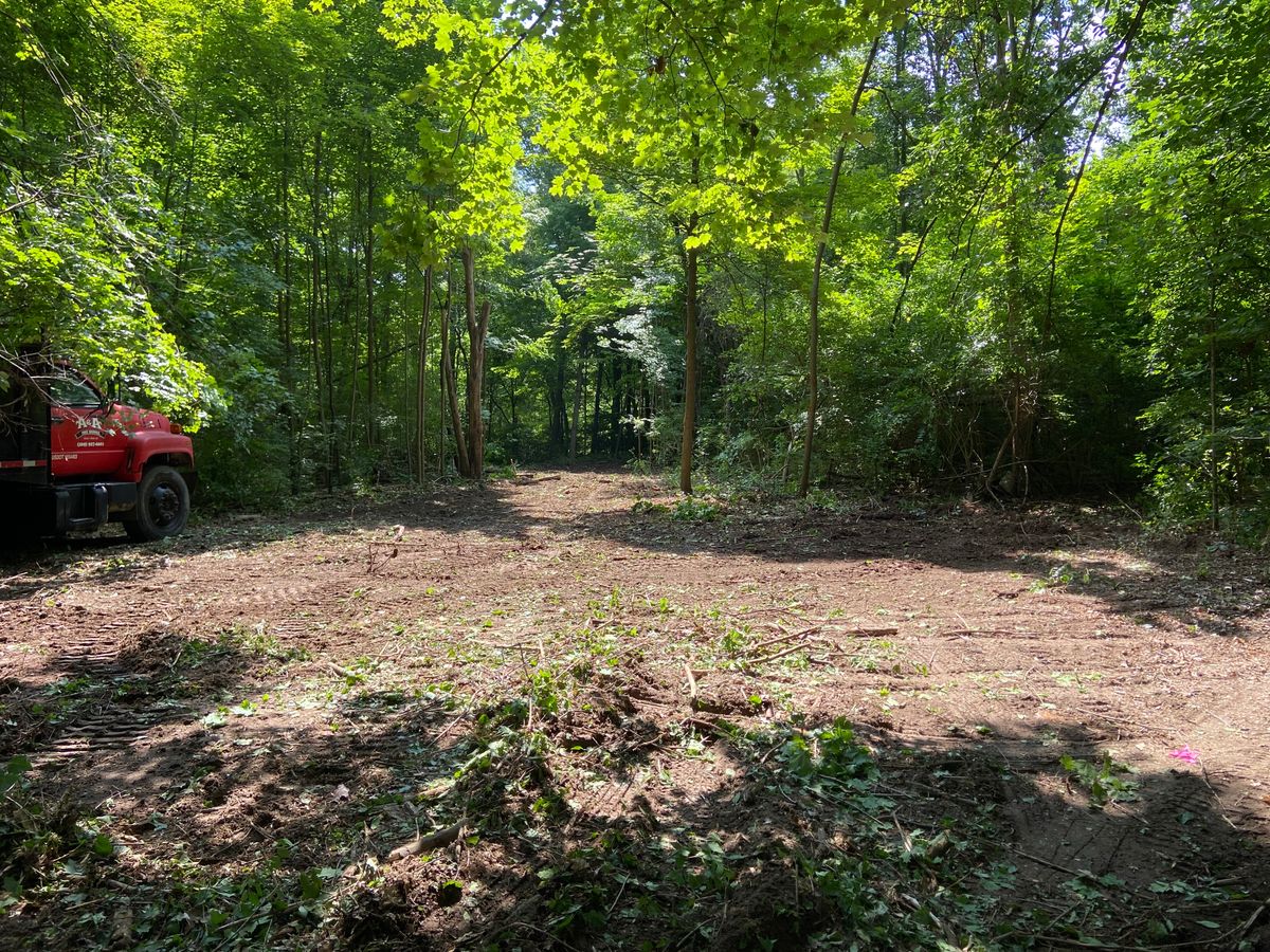Hole 14’s fairway in reverse