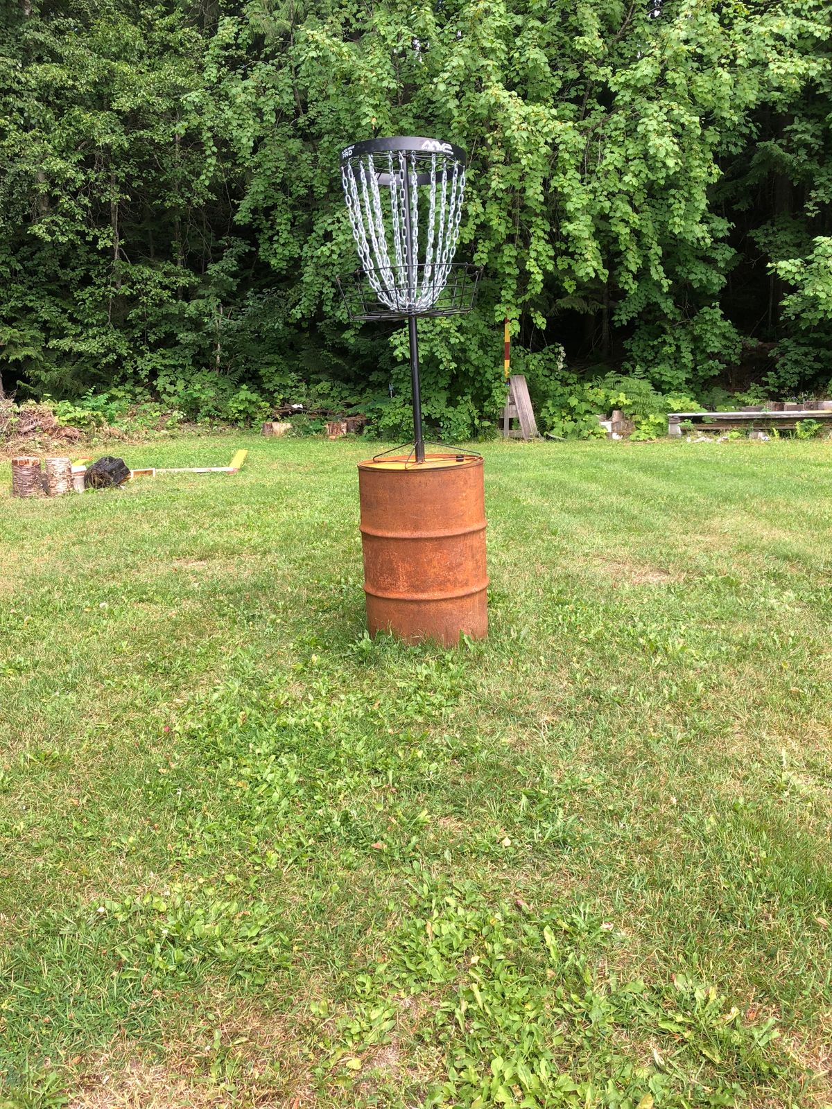 Hole 15 basket