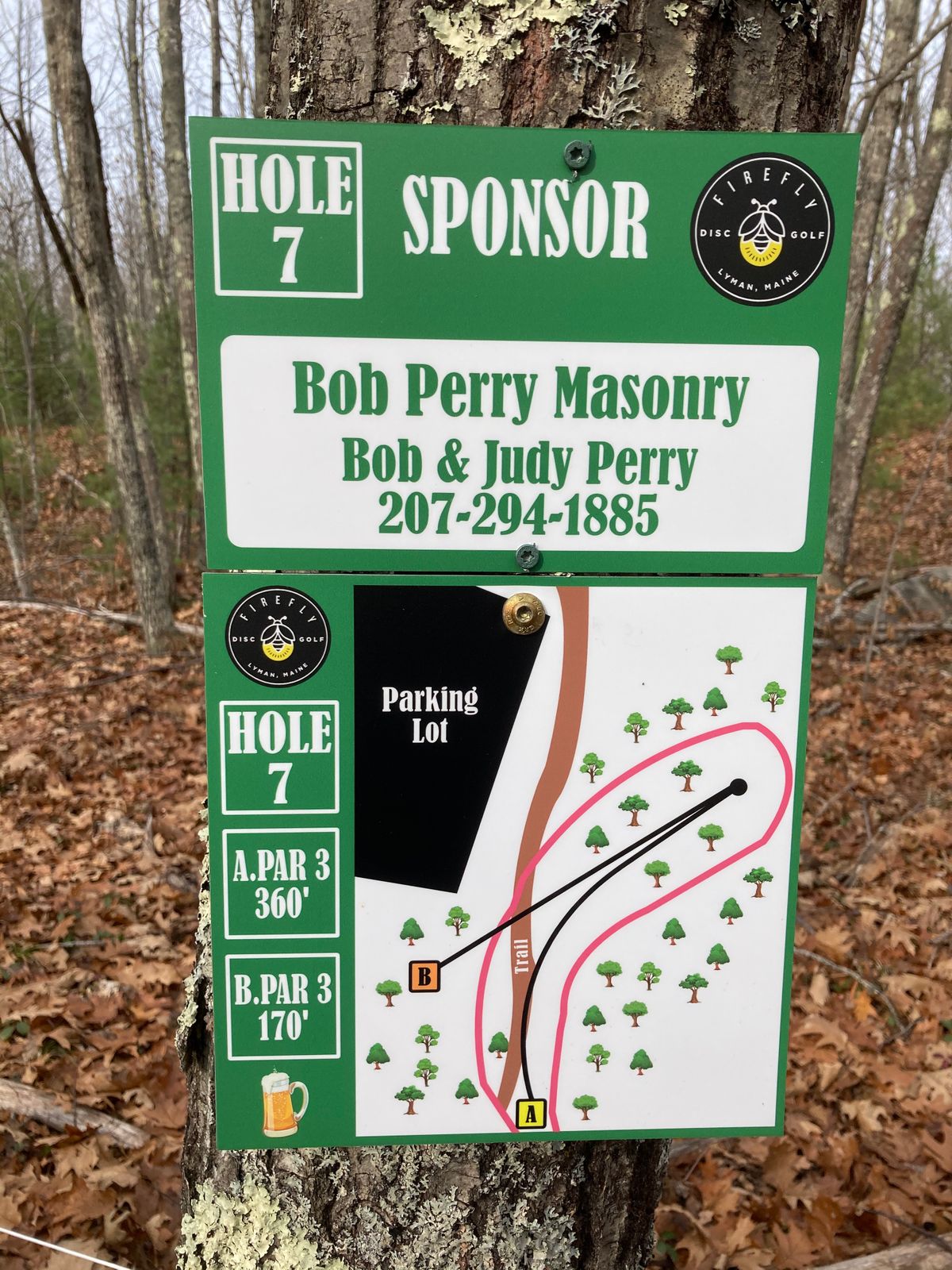 Hole 7- anonymous sponsor is Ozzy Osbourne’s Pharmaceuticals