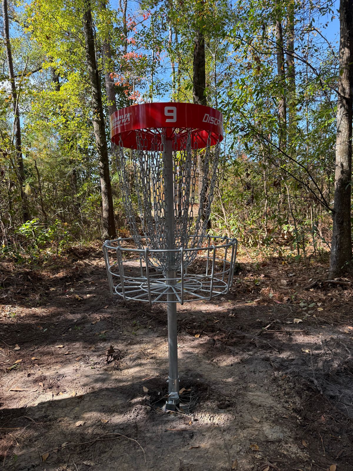 Hole 9 basket