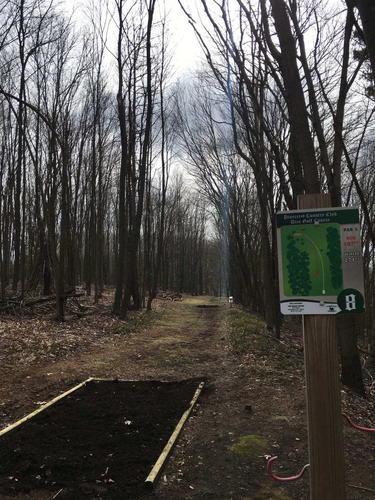 Hole 8 white tee