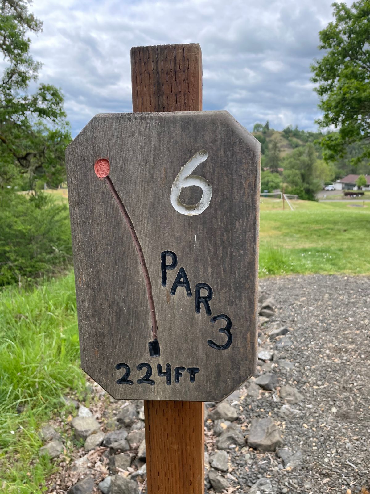 Hole 6 map.