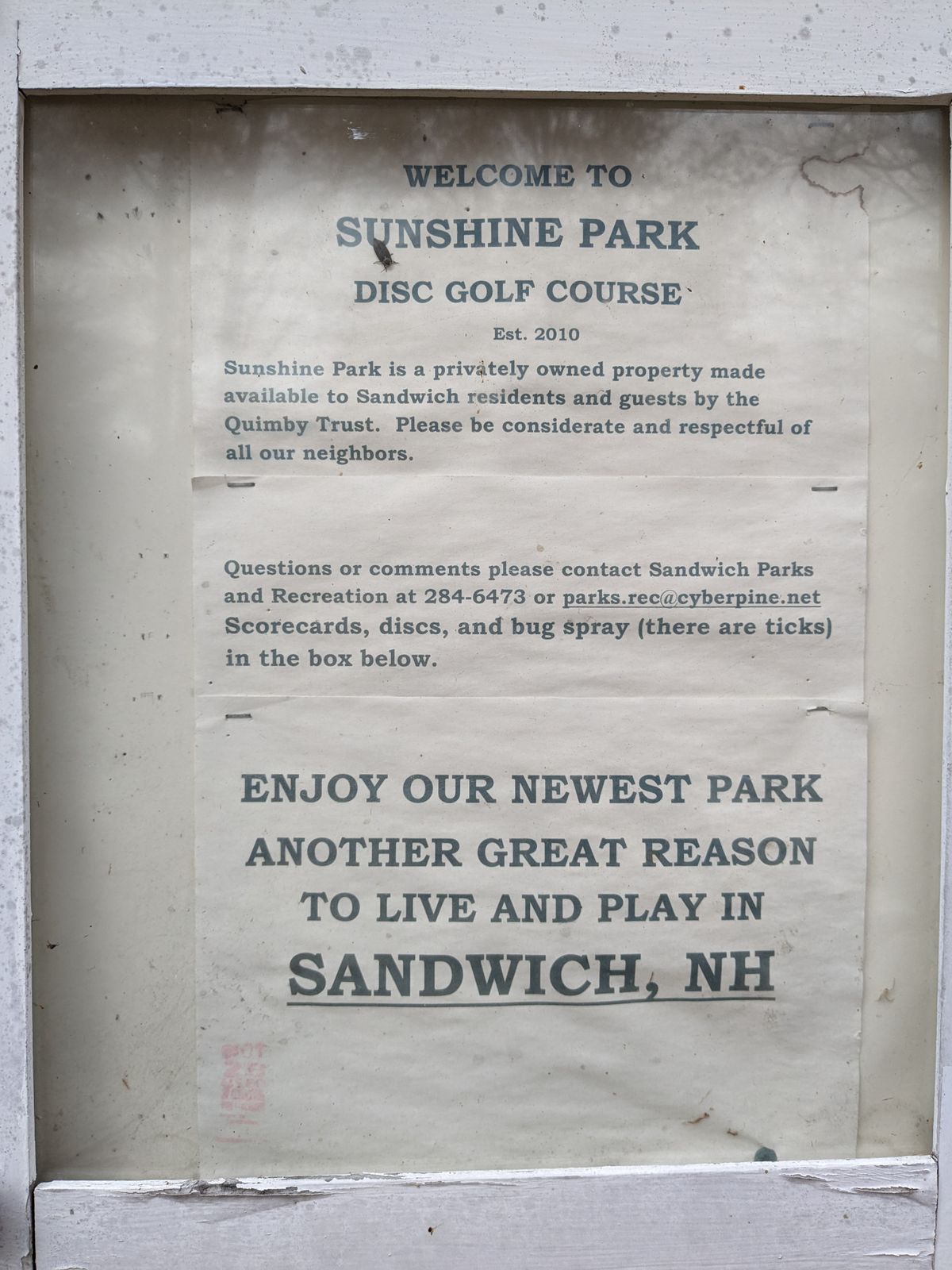 Course rules