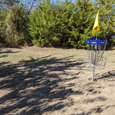 Basket on 17 with crescent shadows during the October 2023 solar eclipse.