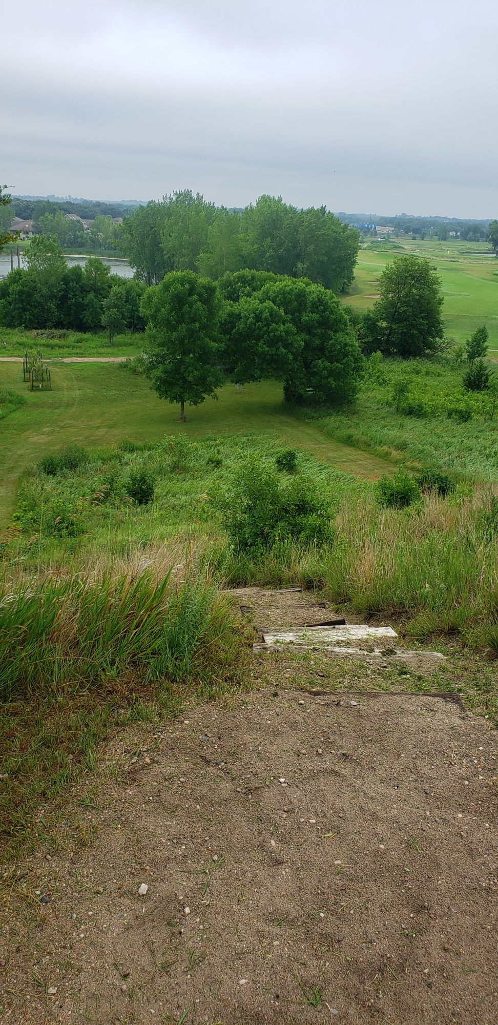 From the top of the Kame, fun hole to play!