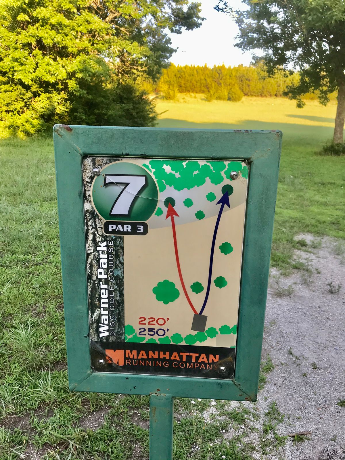 Hole 7 Tee Sign