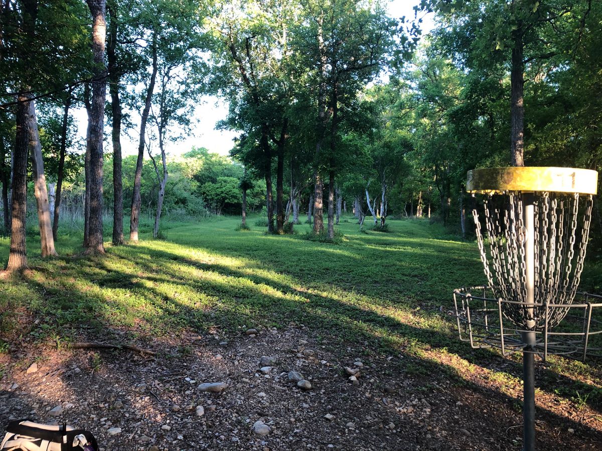 Hole 11. Par 3. Back up fairway.