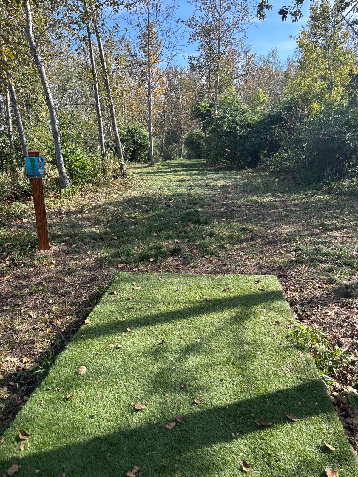 Hole 6 Blue and Red Teepad