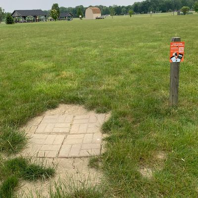 Tee pad towards Basket 1.