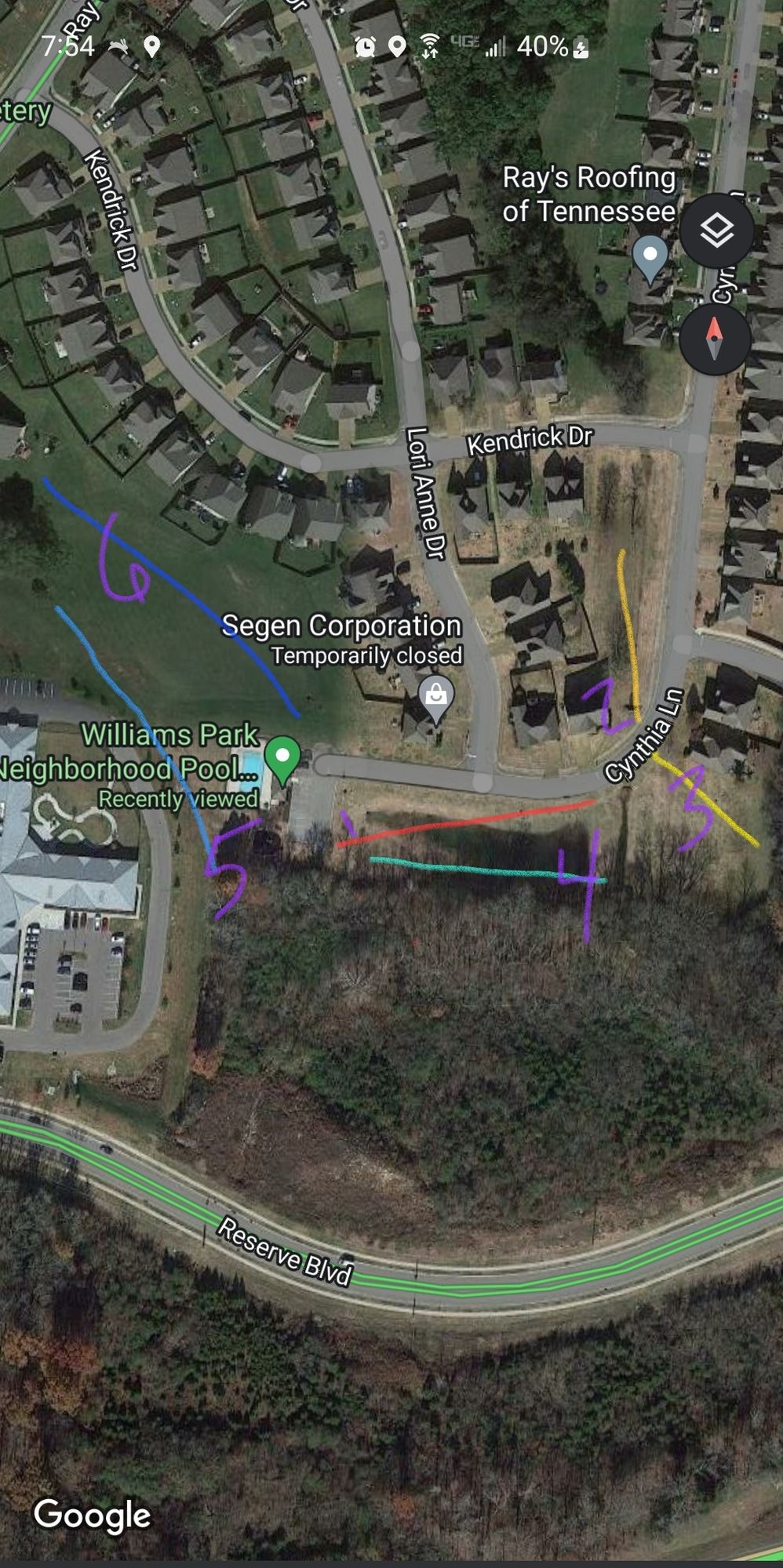 Course layout