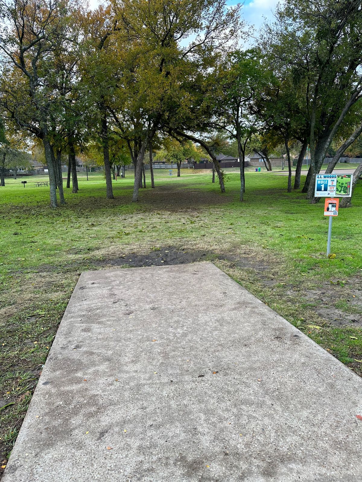 Hole 1 Tee Pad