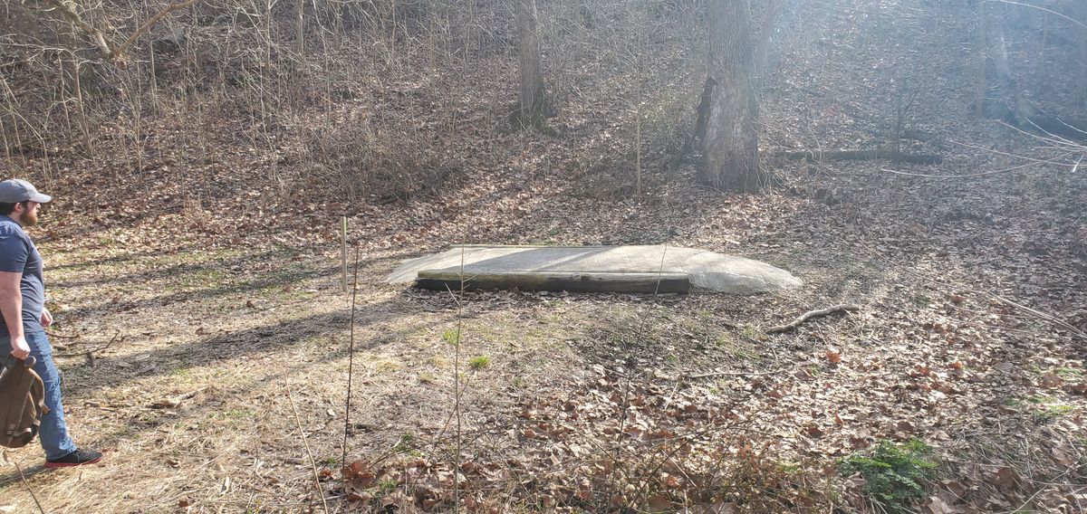 2nd hole tee pad.