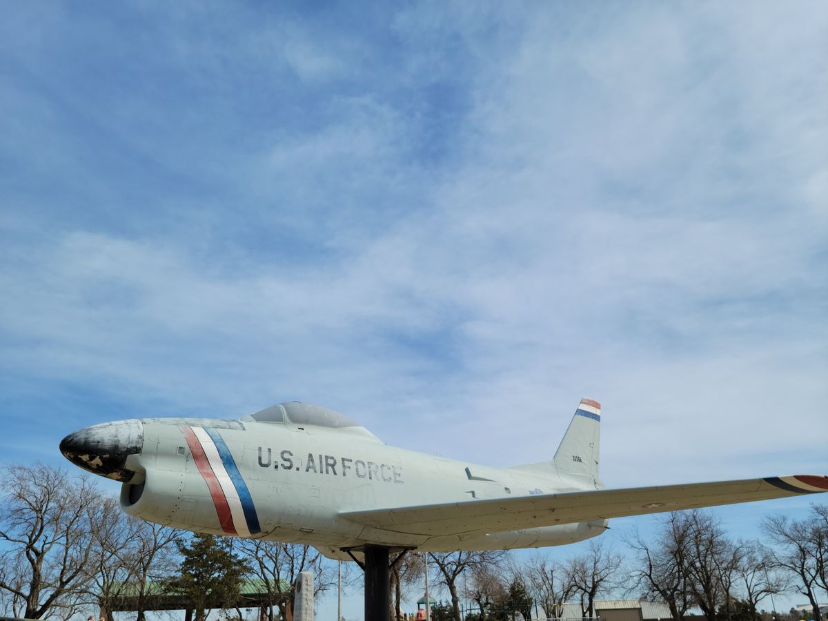 Careful, the planes fly low out here...lol