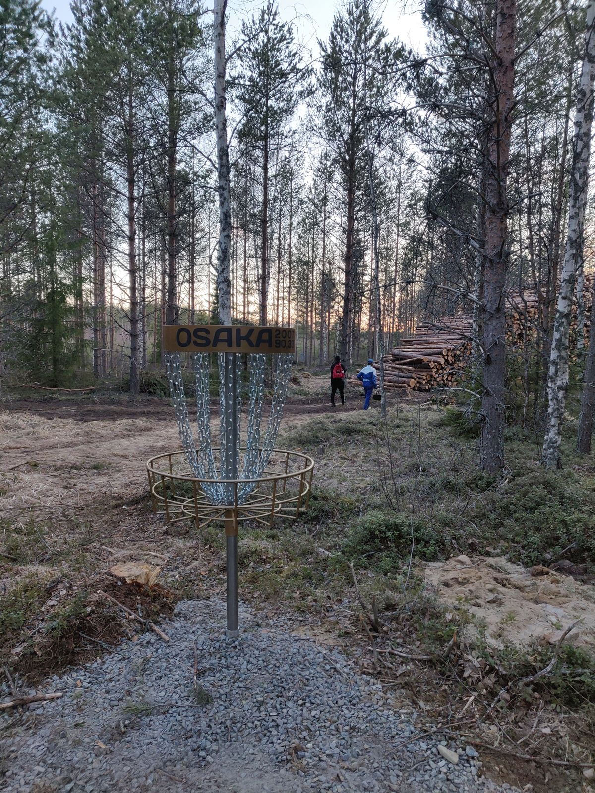 Tero Pitkämäki Golden Basket. World Championship Osaka 2007. Hole 14. Distance 90,33m