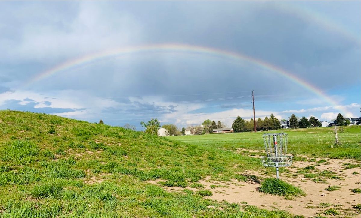 Hole #15 after a brief drizzle