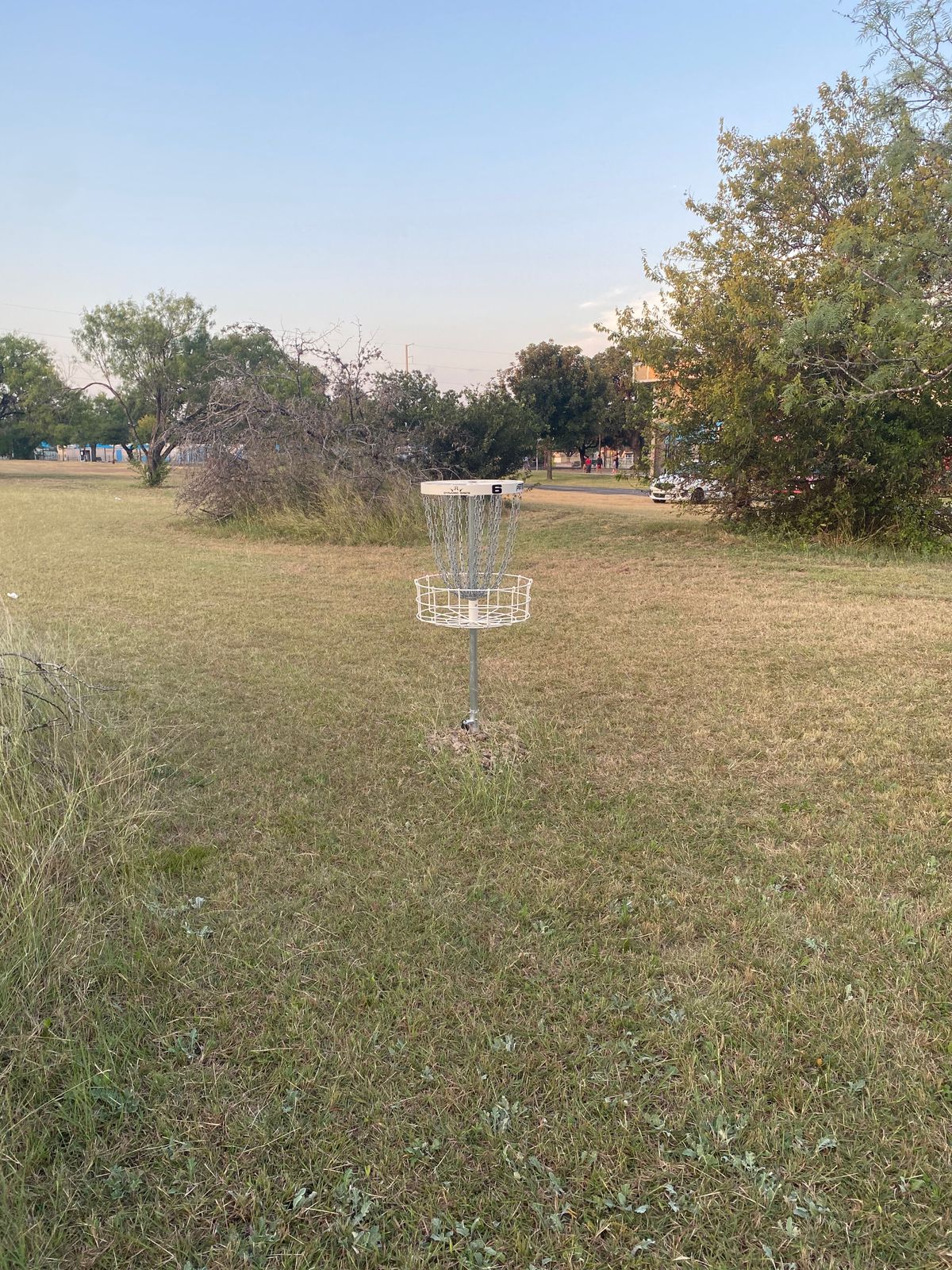 Hole 6 basket.