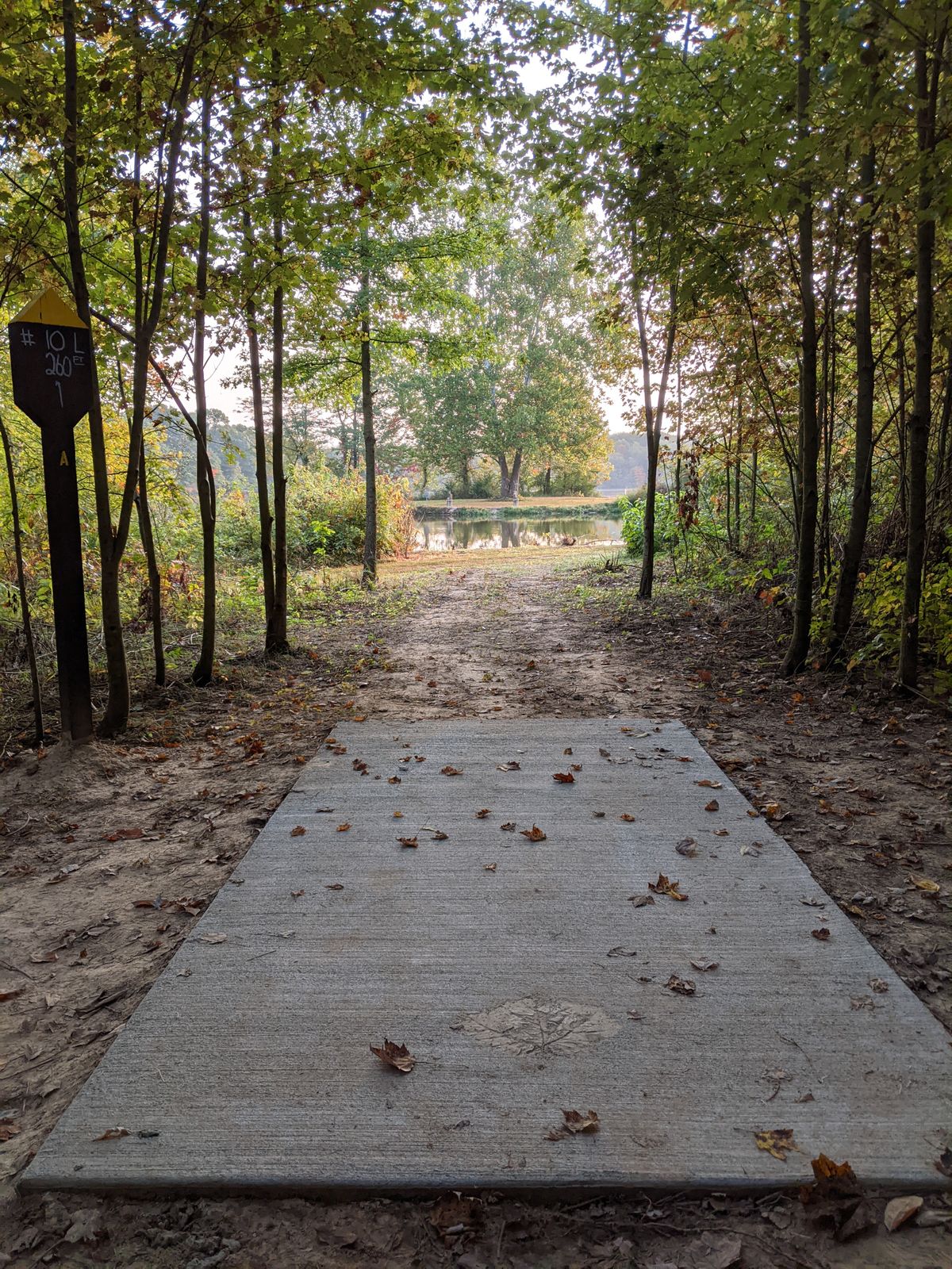 Hole 10 Long Tee. Water Hazard!!