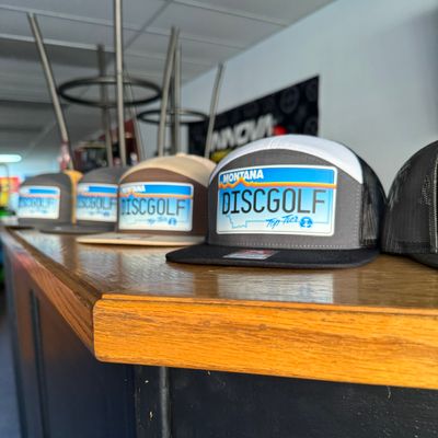 Disc golf Montana hats