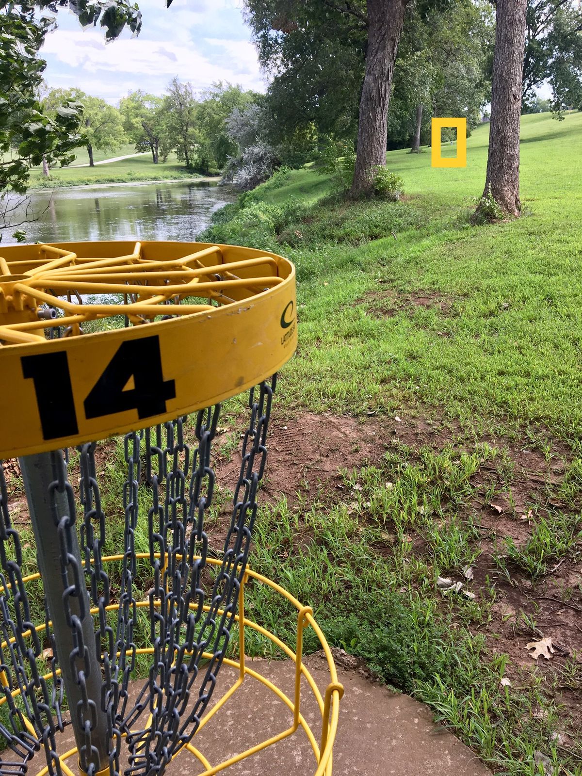 Hole 14 Basket to Tee