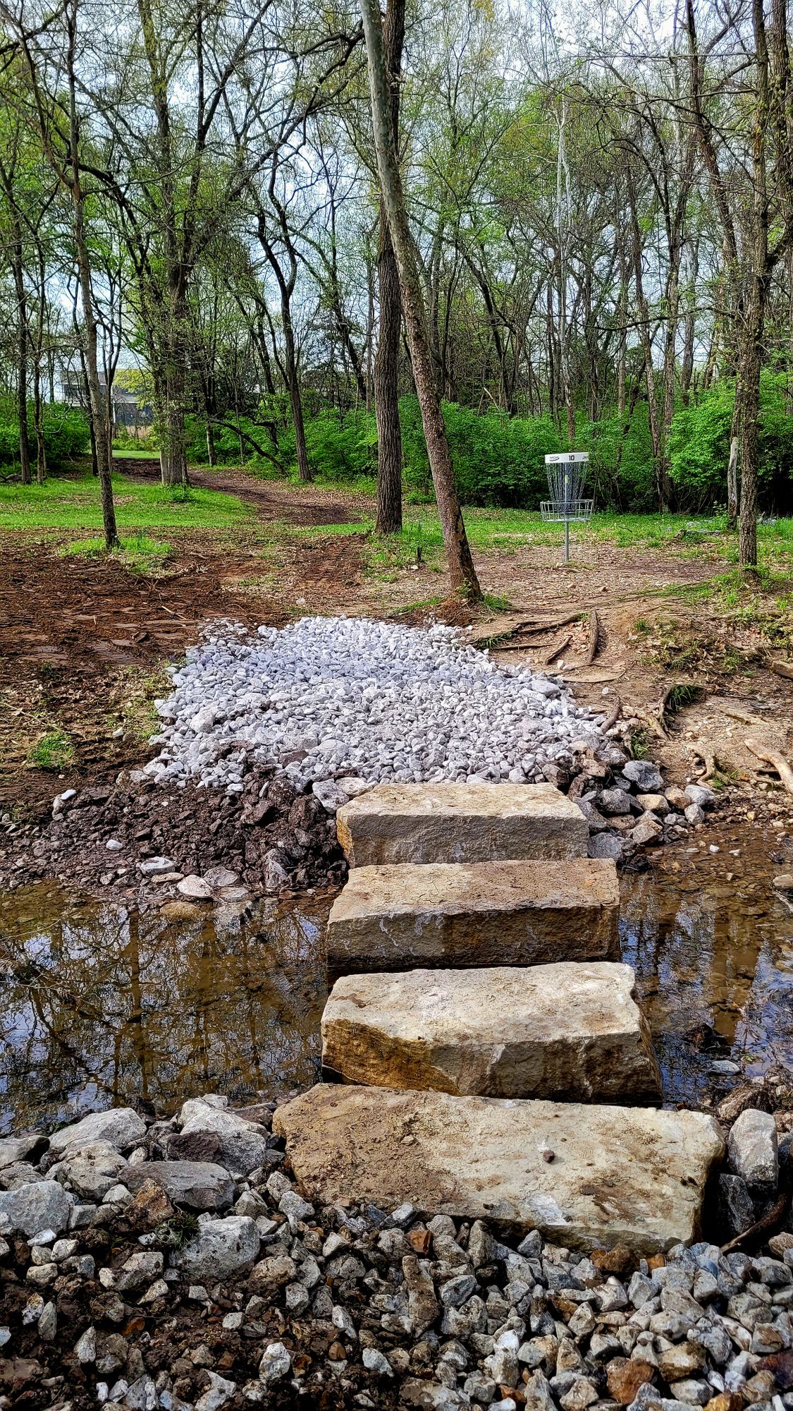 Hole 7
Boulder steppers recently added.