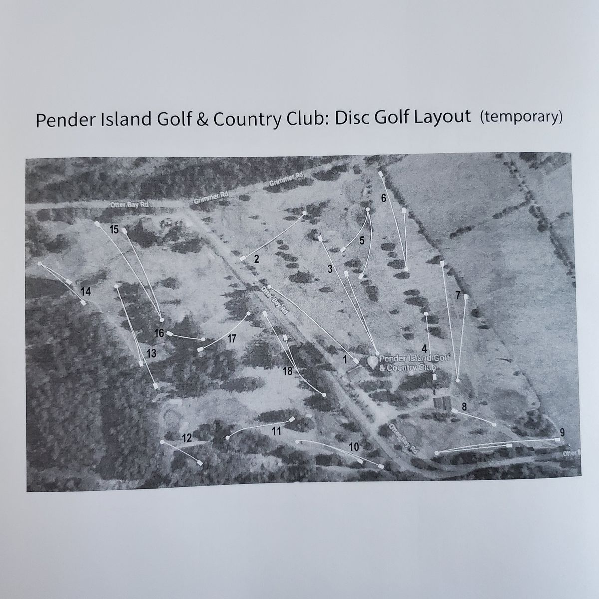 Course layout