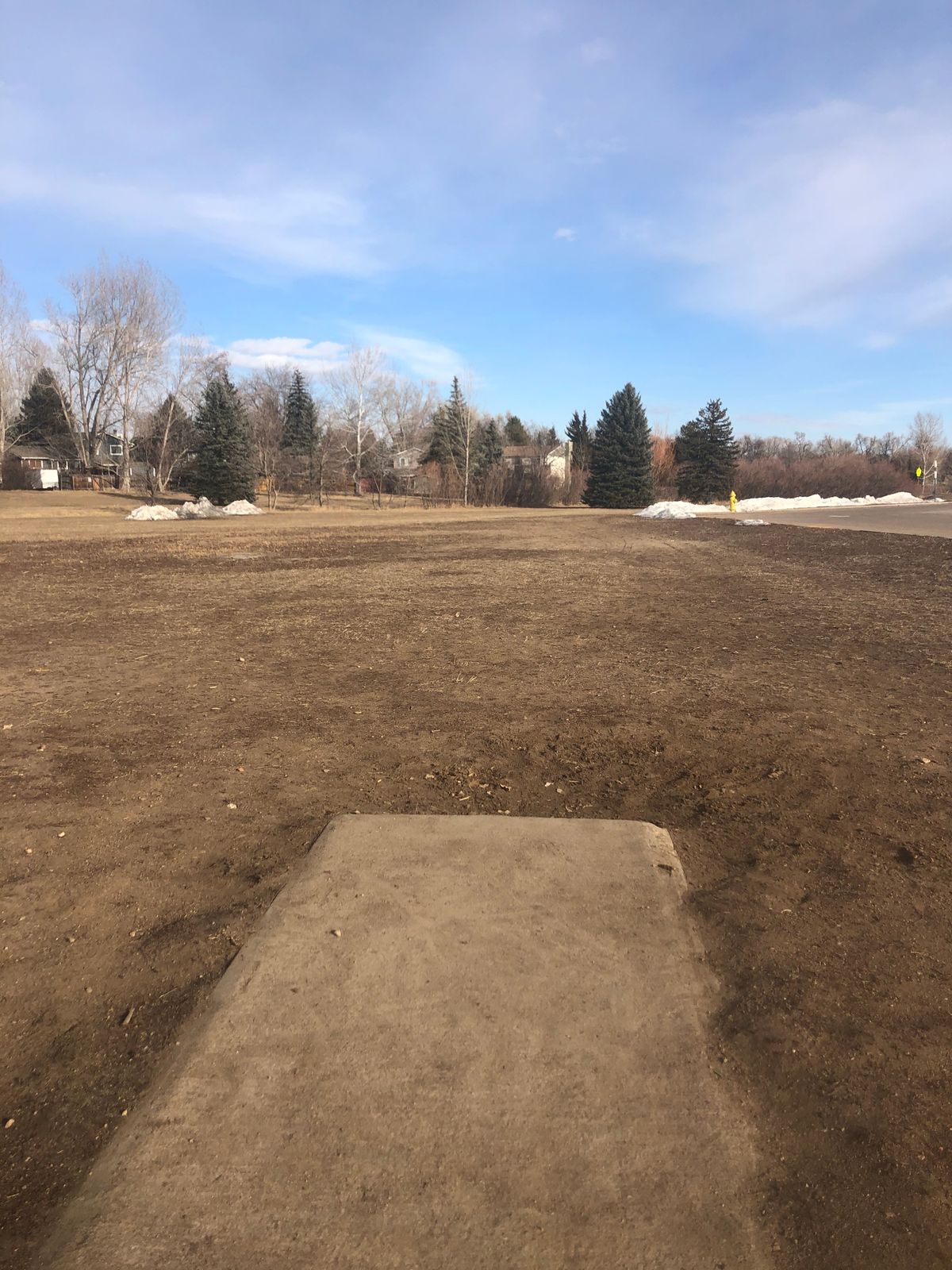 A look from hole 3 tee pad