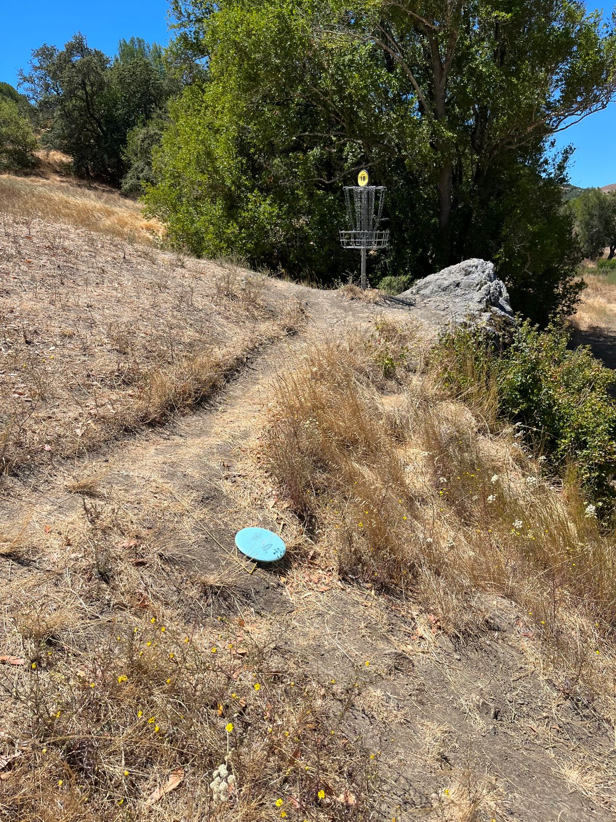 Hole 18 has a dramatic death putt