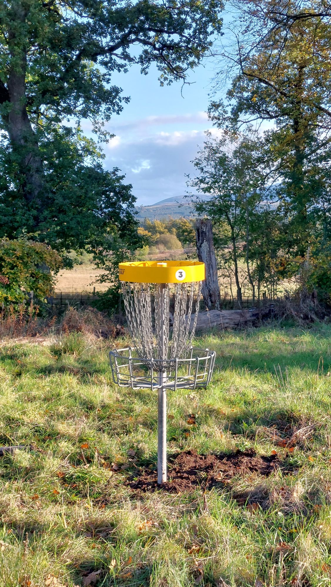 View of the Southern Uplands on Hole 3