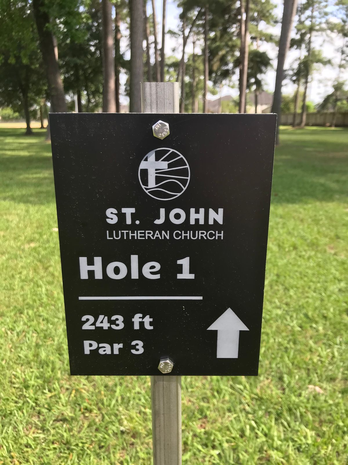 1st tee is on Spring Cypress side of church.