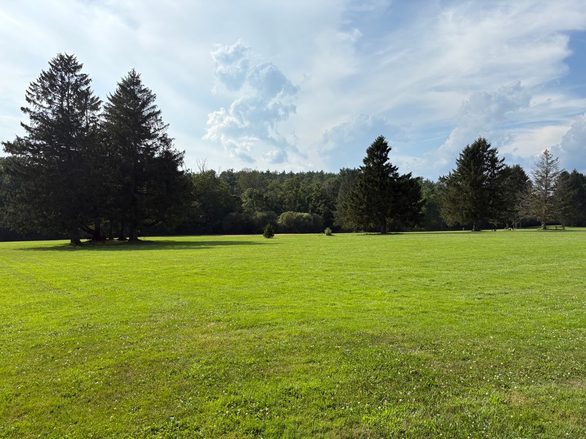 From hole 9 looking back towards hole 5.